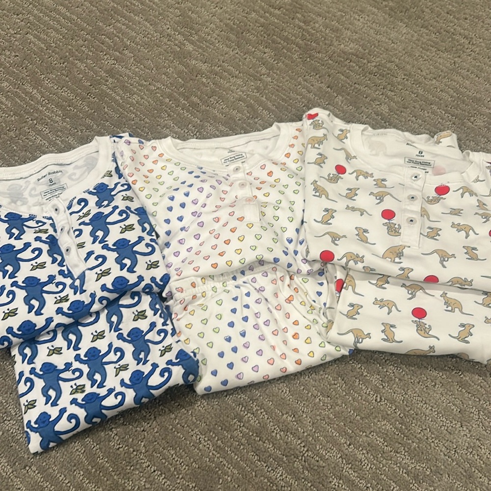 Roller Rabbit PJ Bundle - Size 8 Years